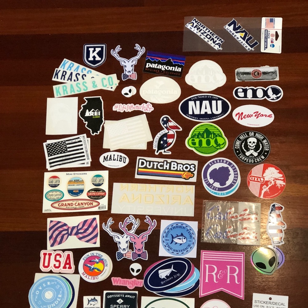 Preppy stickers